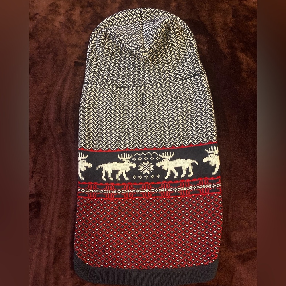 Dog Pullover Knit Sweater in Large